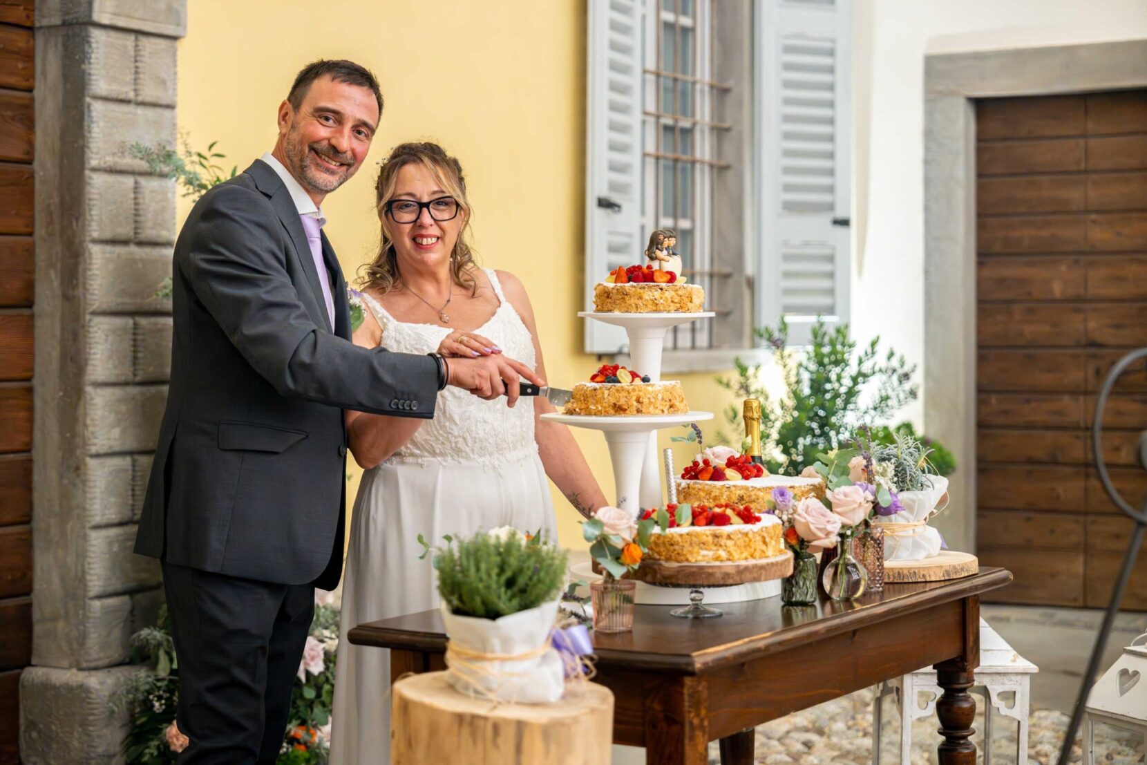 Barbara & Sergio's Wedding | Wedding cake | © Gaia Capone Photographer